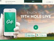 Tablet Screenshot of galf.com
